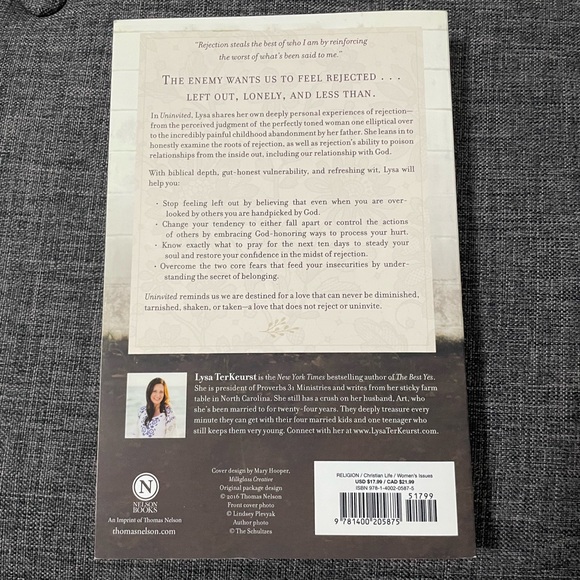 Uninvited: Living Loved When You Feel Less Than, Left Out, and Lonely - Picture 2 of 2